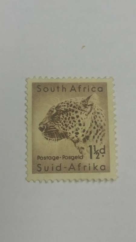 1½d Suid Afrika 1954 Animal Definitives
